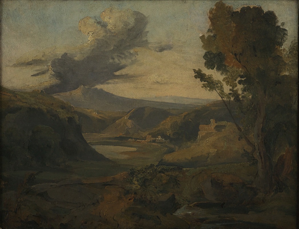 Théodore Rousseau - Landscape (Auvergne)