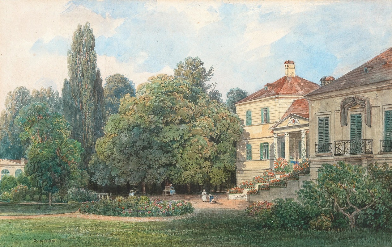 Thomas Ender - Villa in a park