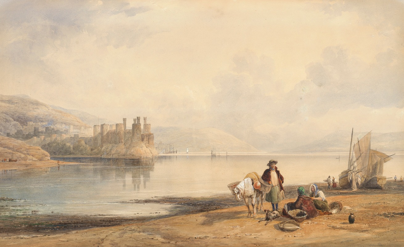 Thomas Miles Richardson - Conway Castle, North Wales