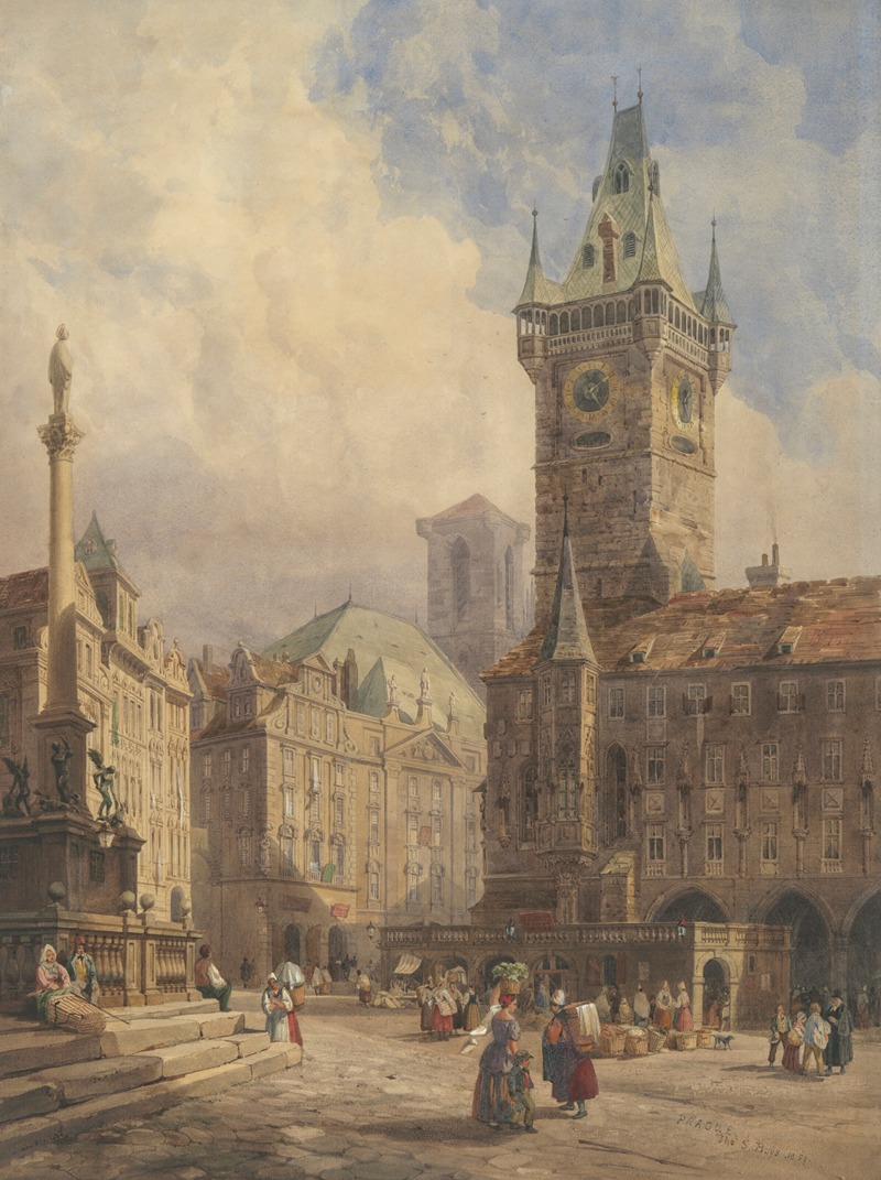 Thomas Shotter Boys - Rathaus from Old Town Square, Prague