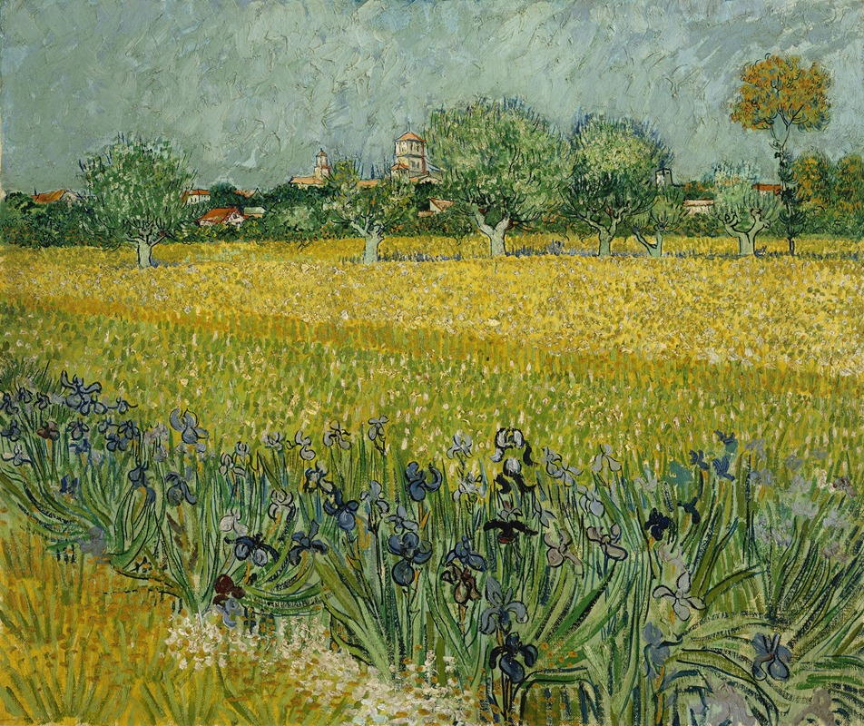 Vincent van Gogh - Field with flowers near Arles