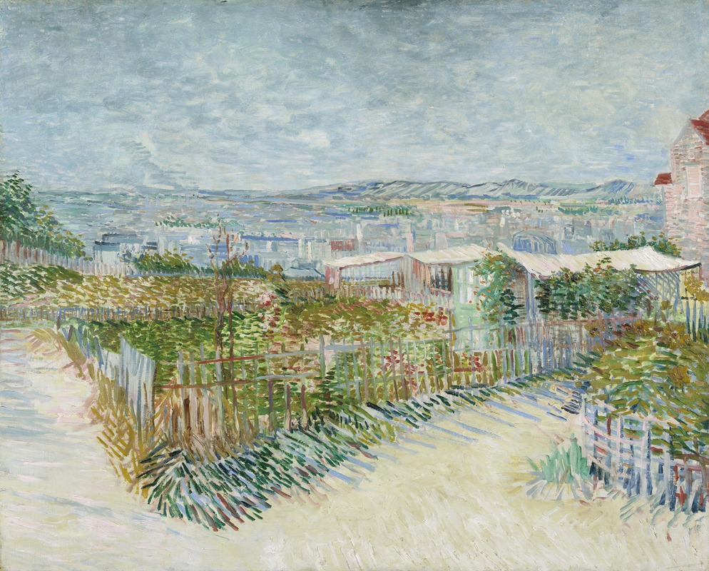 Vincent van Gogh - Montmartre; behind the Moulin de la Galette