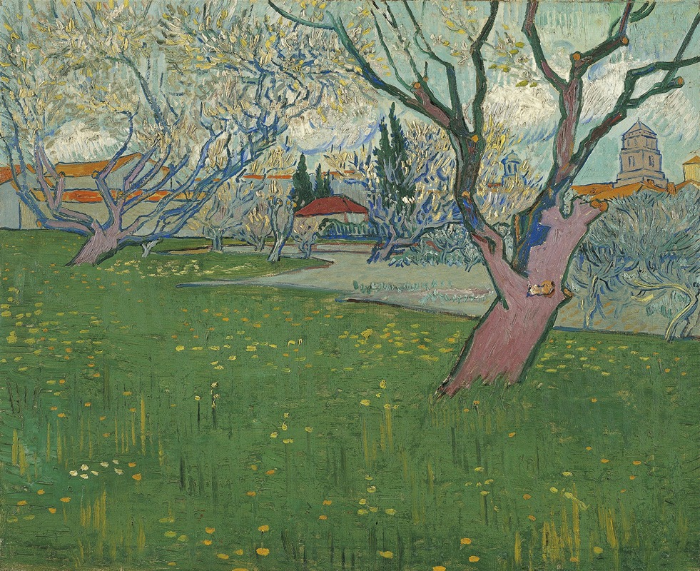 Vincent van Gogh - Orchards in blossom, view of Arles