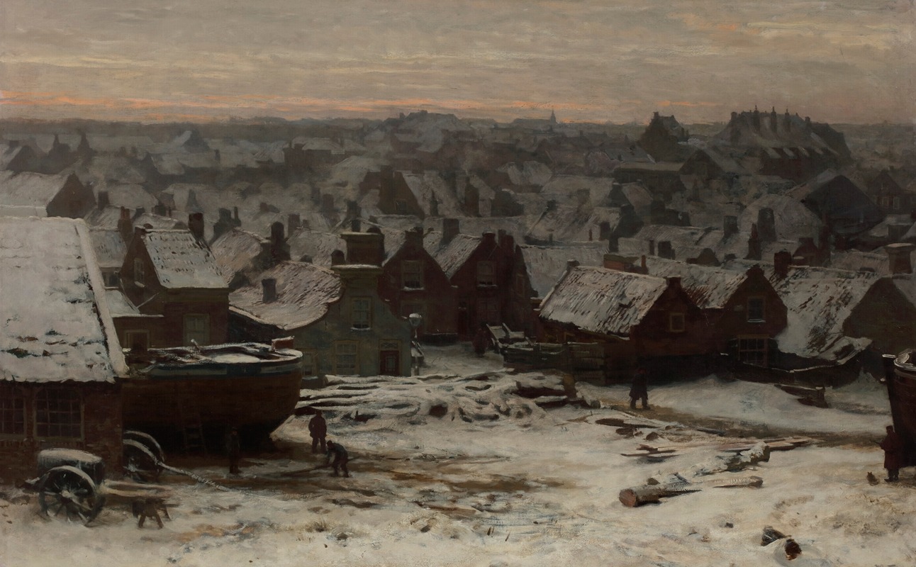 Willem Bastiaan Tholen - Scheveningen in winter