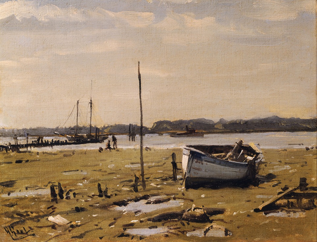 William Gilbert Gaul - Boats at the Shore