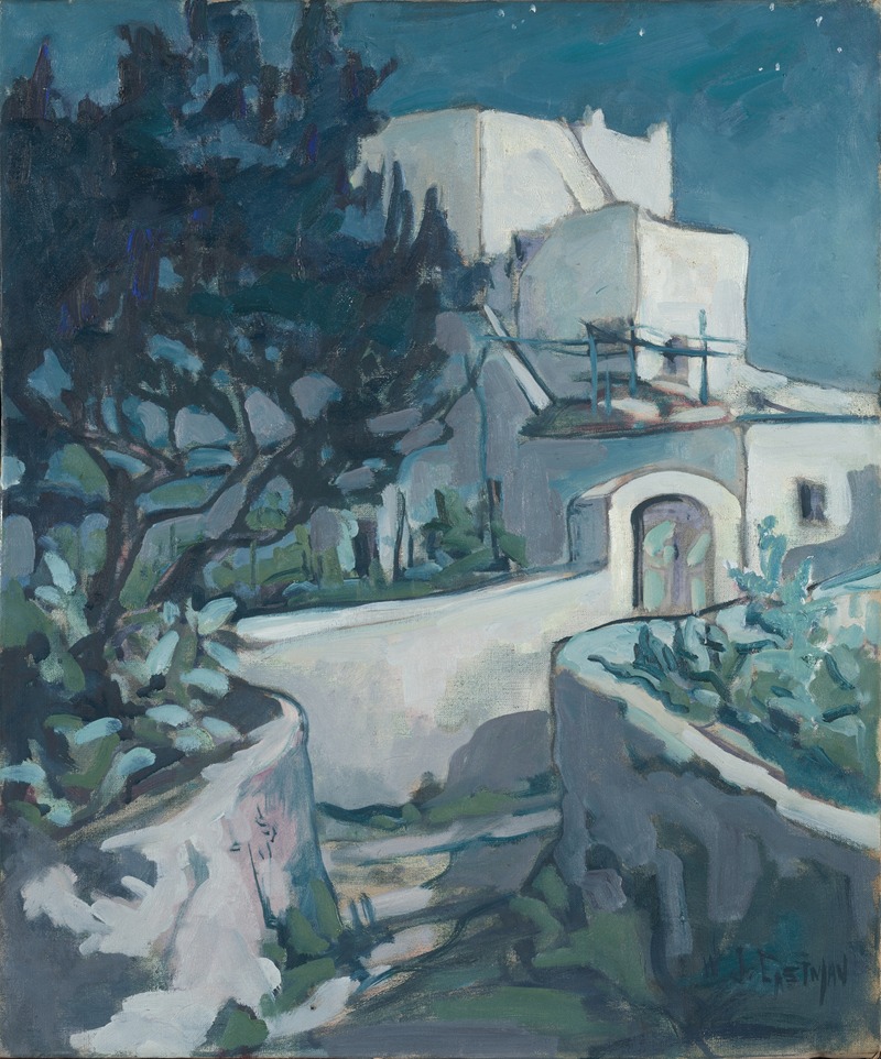 William Joseph Eastman - Italian Night, Capri
