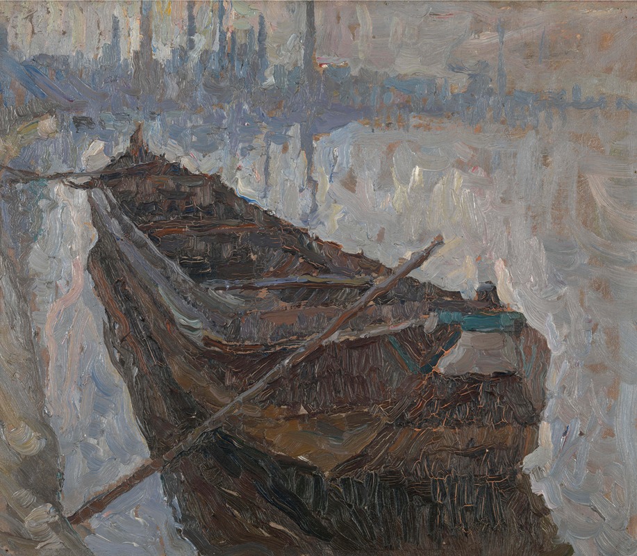 Albert Baertsoen - Mud barge