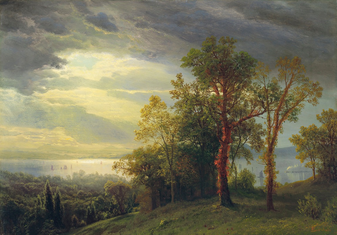 Albert Bierstadt - View on the Hudson