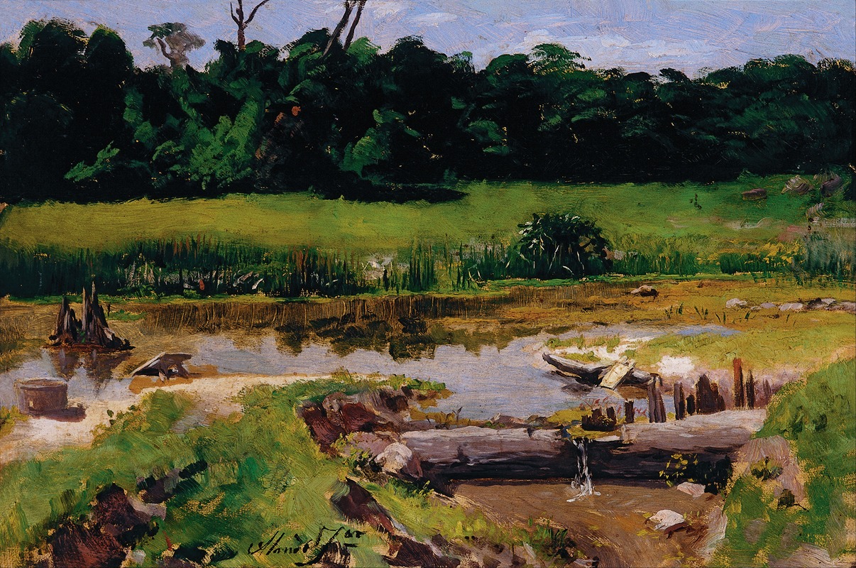 Almeida Júnior - Fluvial Landscape