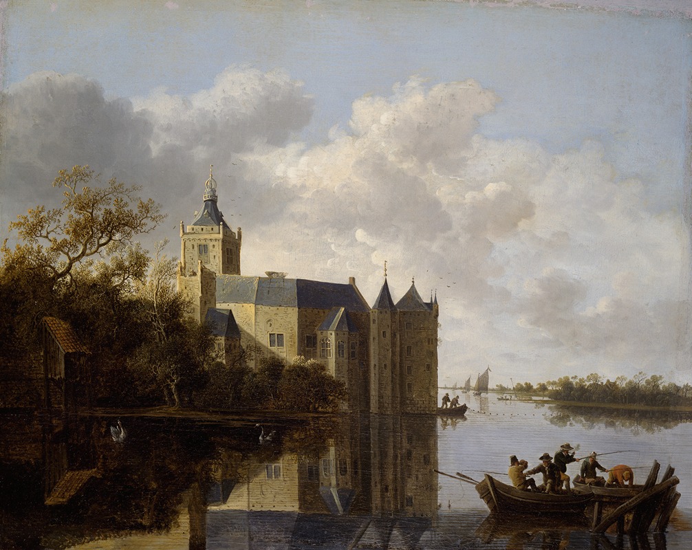 Anthonie Jansz. van der Croos - The Castle of Montfoort near Utrecht