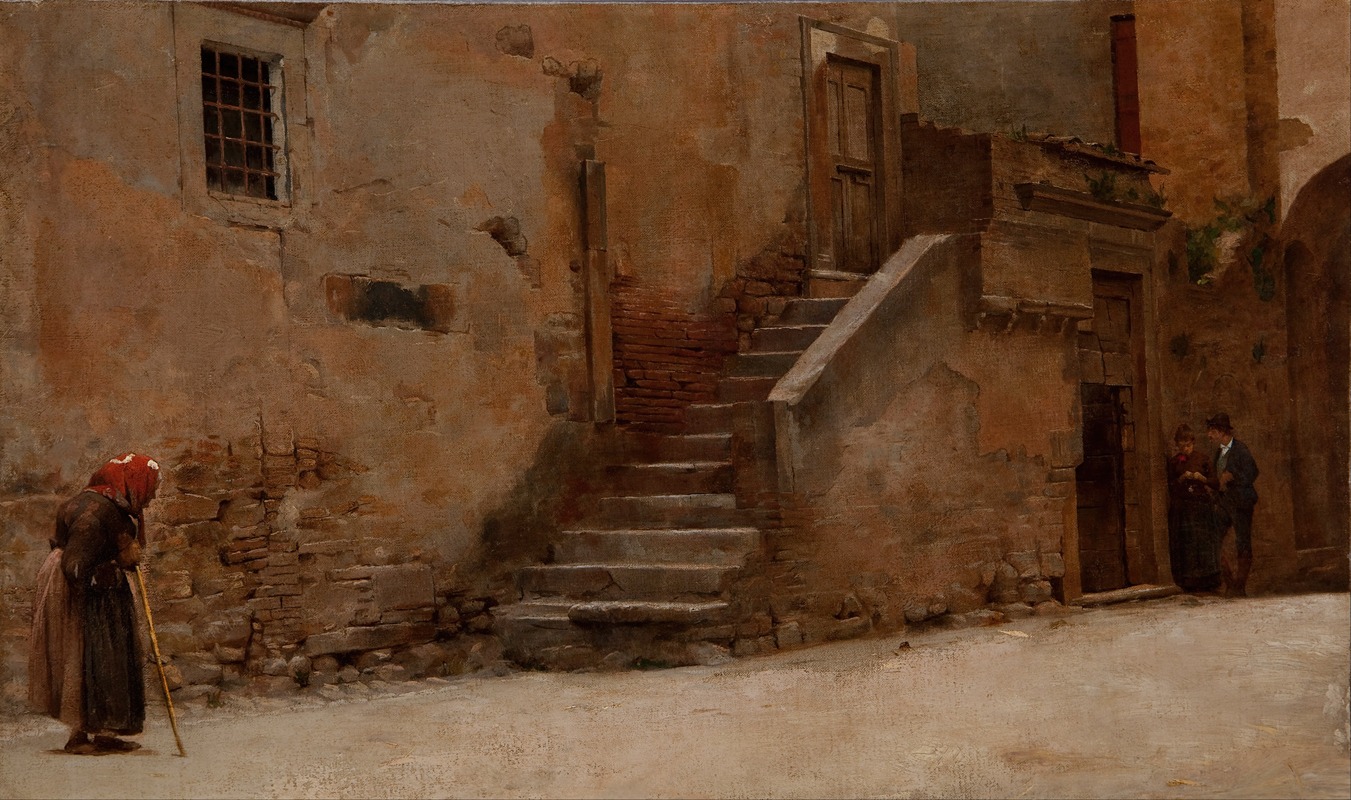 Belmiro de Almeida - Street in Italy