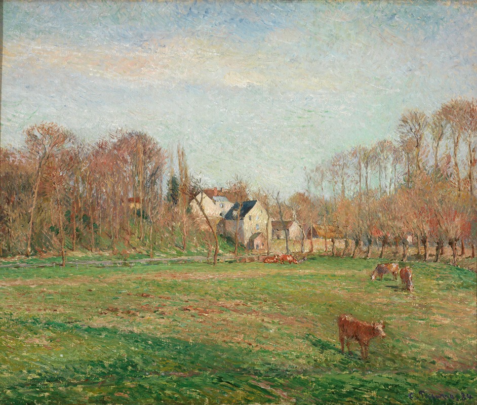 Camille Pissarro - Field and Mill at Osny 
