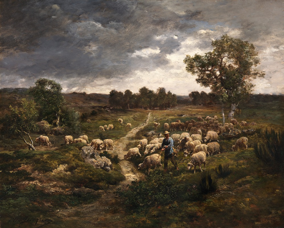 Charles Emile Jacque - Sheep