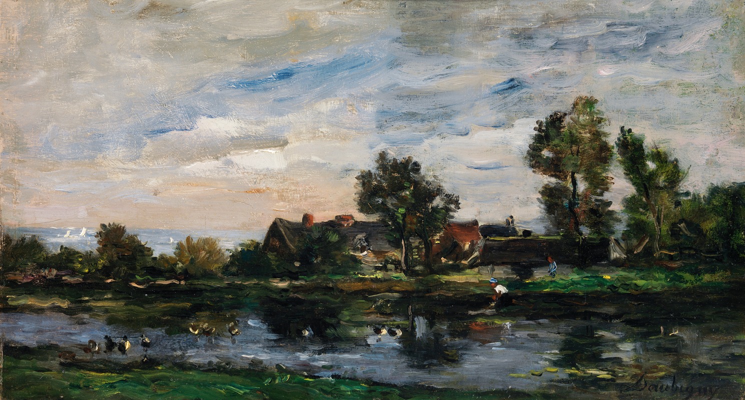 Charles François Daubigny - A Landscape