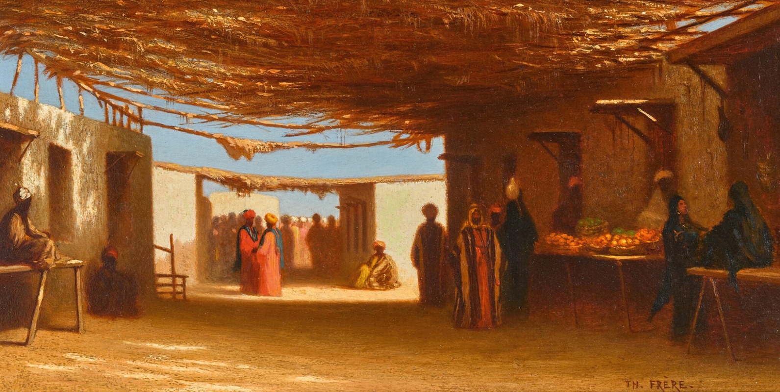 Charles Théodore Frère - A Bazaar in Cairo