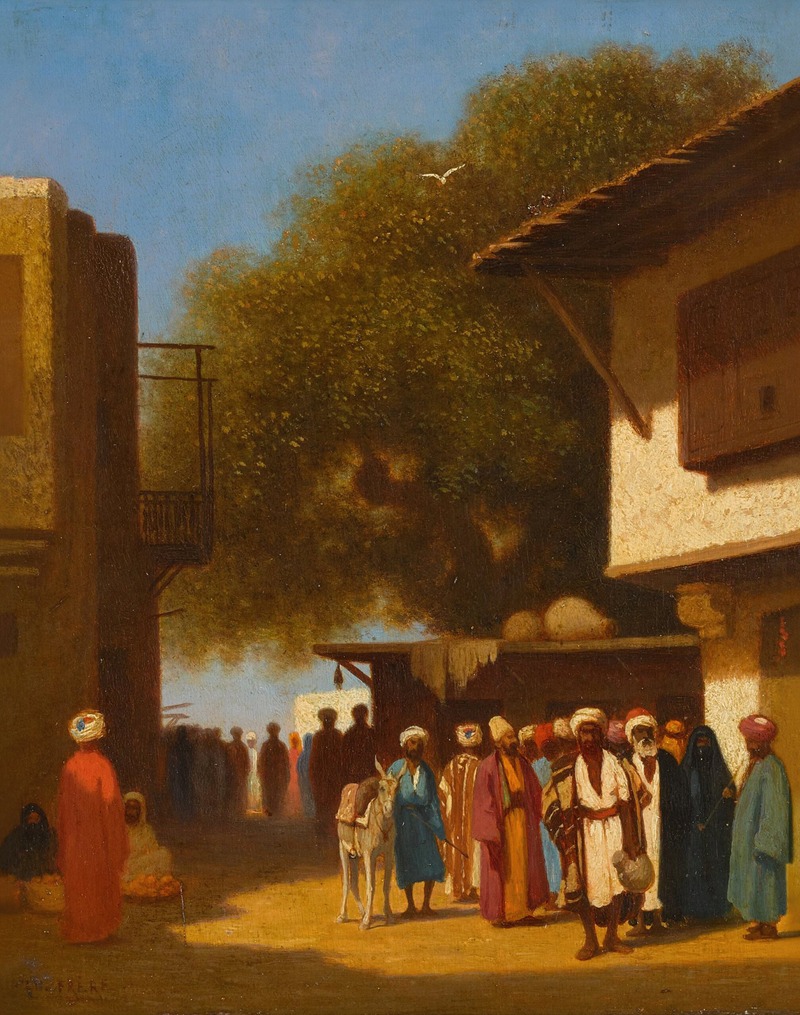 Charles Théodore Frère - Street in Cairo