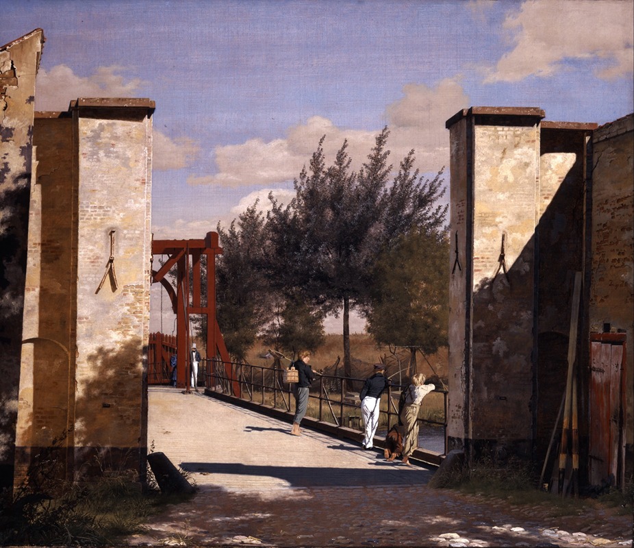 Christen Købke - The North Gate of the Citadel