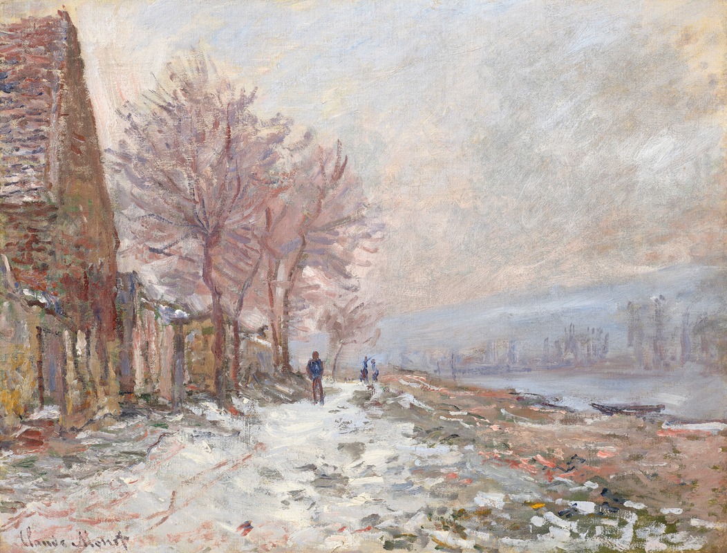 Claude Monet - Lavacourt, l’hiver
