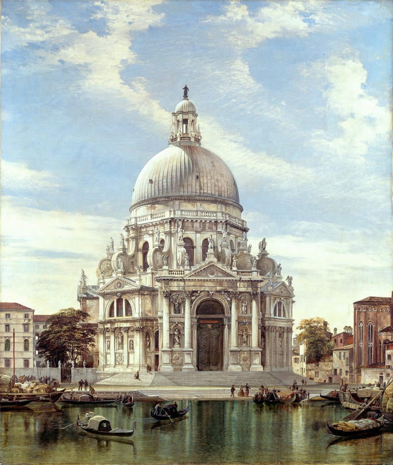 Edward William Cooke - Santa Maria della Salute, Venice