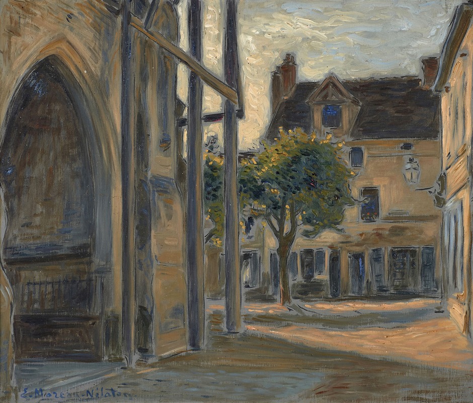 Etienne Moreau-Nélaton - Le porche de l’église Saint-Macre à Fère-en-Tardenois, Aisne
