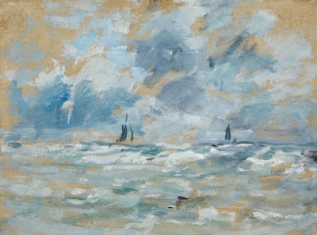 Eugène Boudin - Effets de nuages – Pleine mer