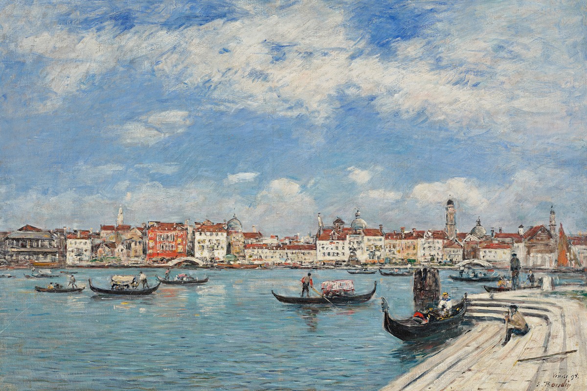 Eugène Boudin - Venise, vue prise de San Giorgio