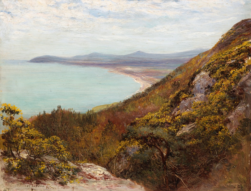 Francis S. Walker - Killiney Bay, Looking towards Bray