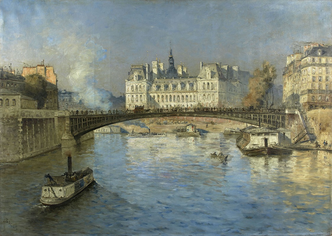 Frank Myers Boggs - Paris, la Seine et l’Hôtel de Ville
