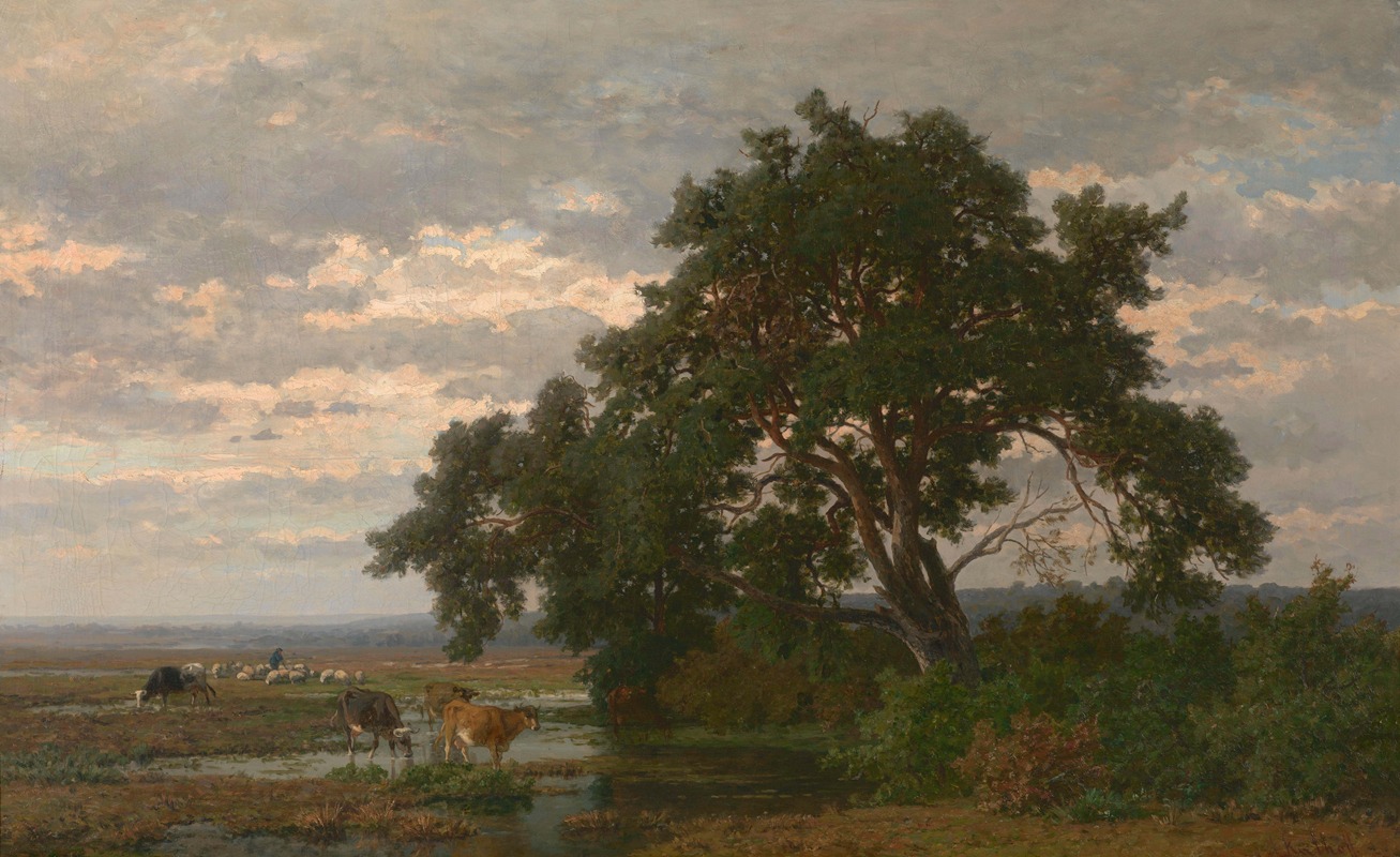 Frans Keelhoff - Moorland Landscape