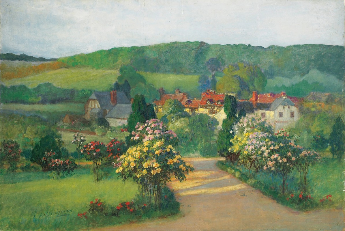 Frederick Arthur Bridgman - Jardin fleuri