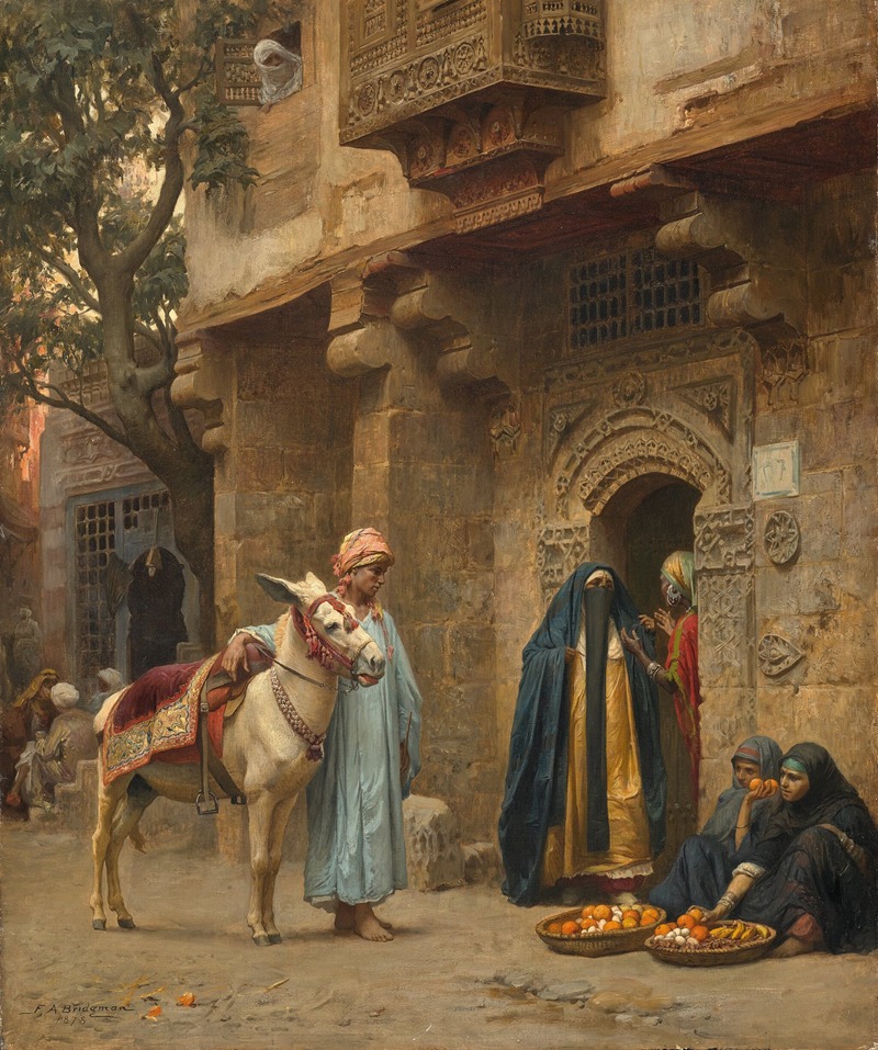 Frederick Arthur Bridgman - A Cairo Street
