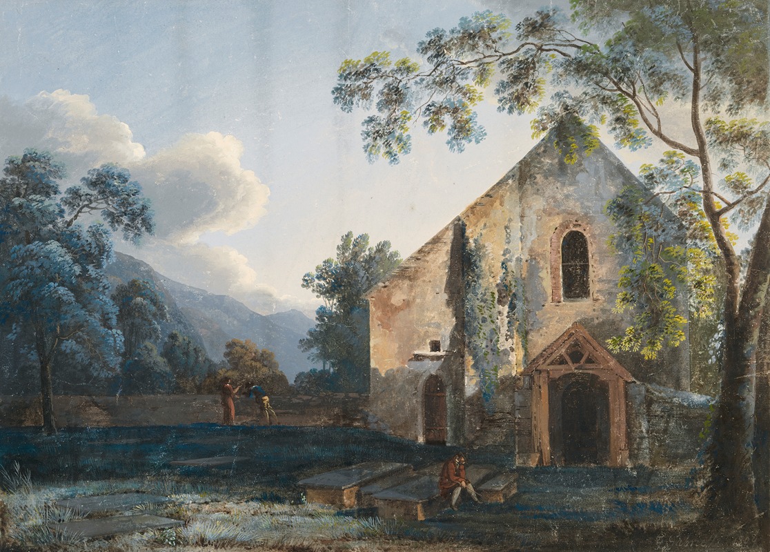 Gaspare Gabrielli - A Country Churchyard