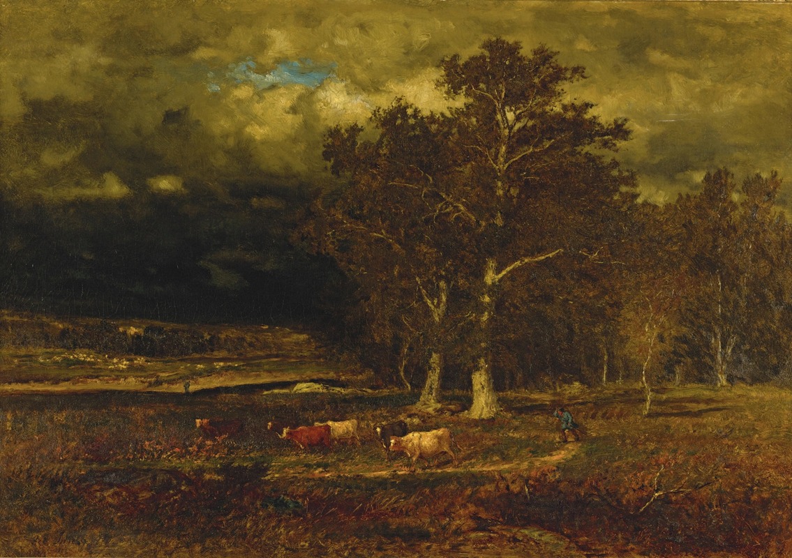 George Inness - The Approaching Storm