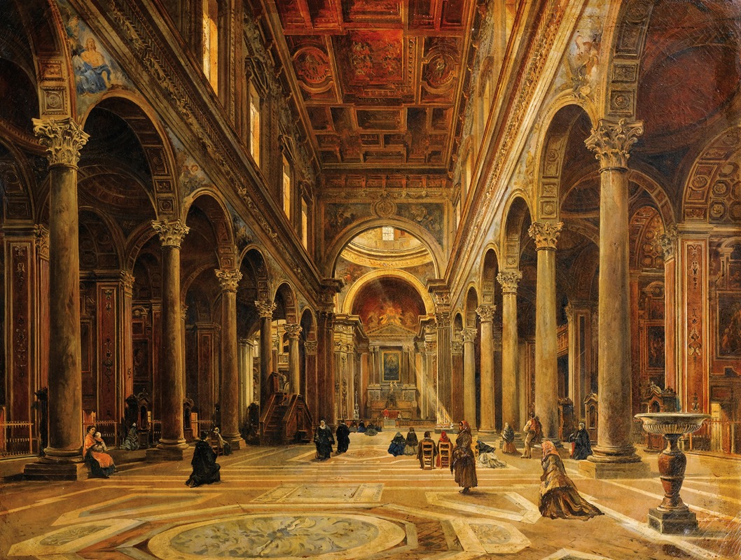 Giovanni Lanza - Intérieur d’église