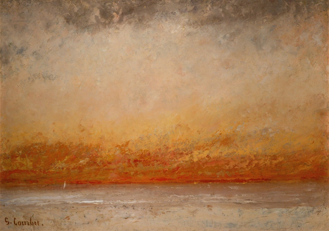 Gustave Courbet - Sunset Marine