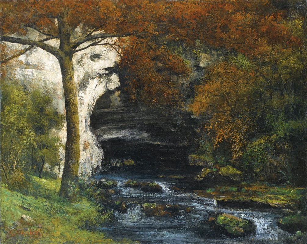 Gustave Courbet - Source de Lison près de Nans