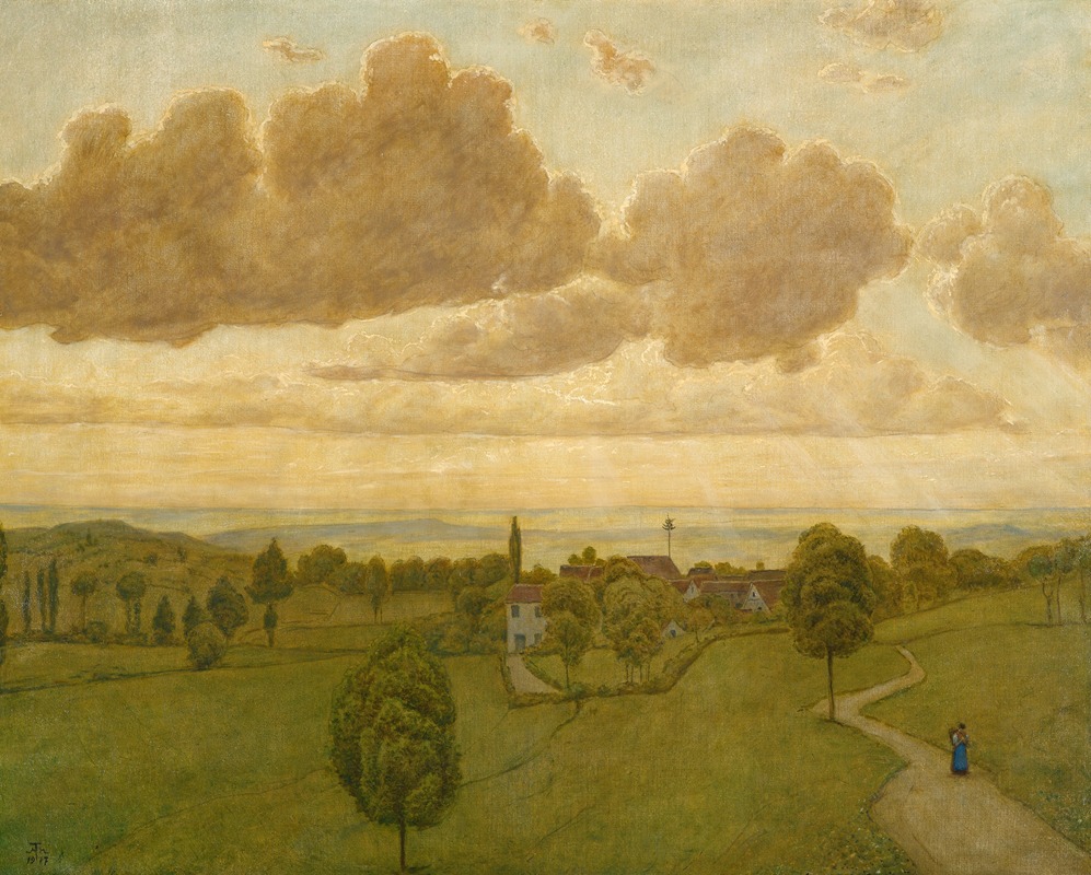 Hans Thoma - Landscape