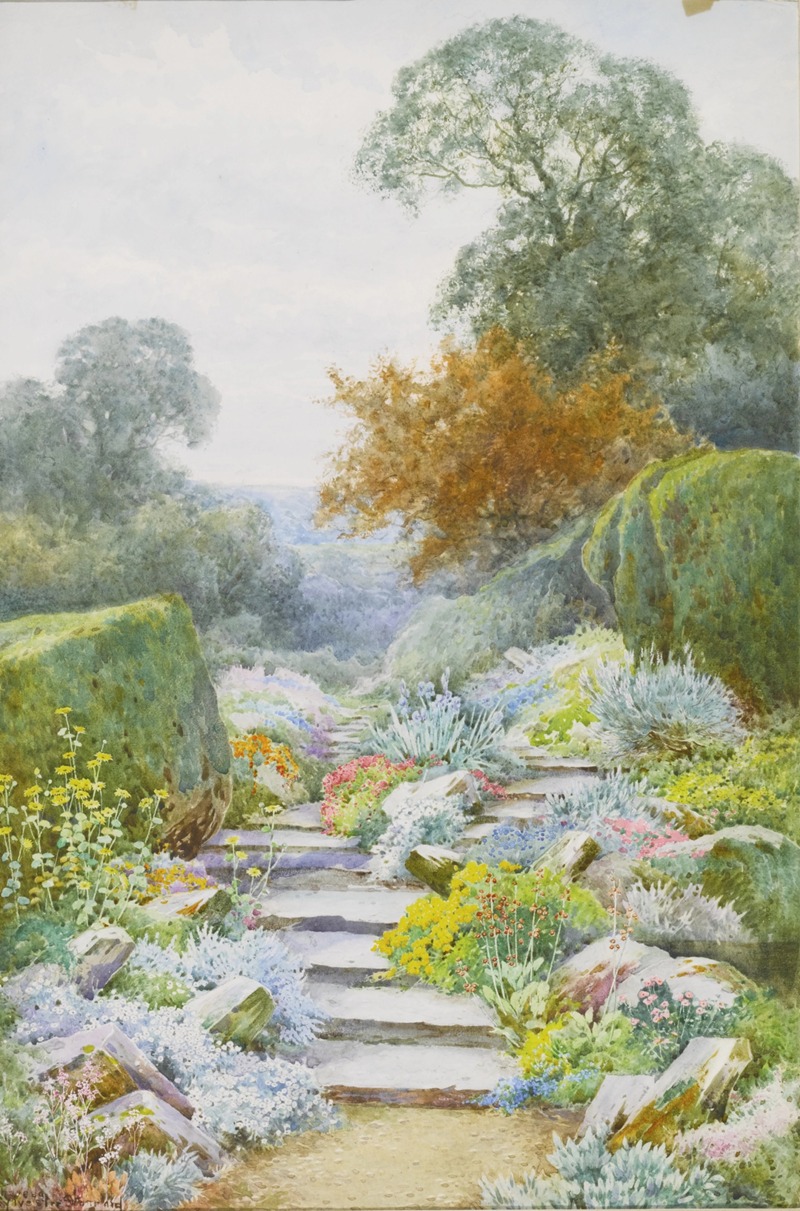 Henry John Sylvester Stannard - The Garden Path