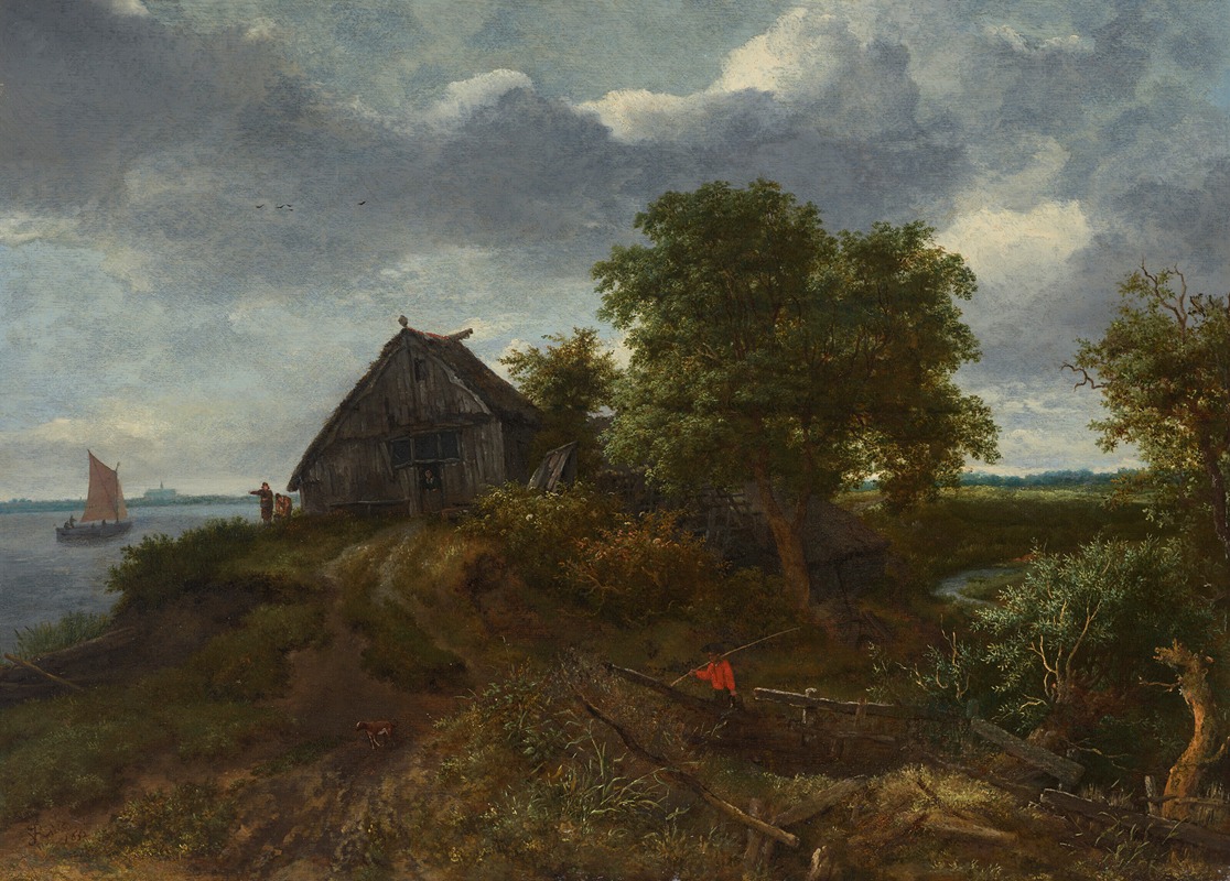 Jacob van Ruisdael - A dune landscape with a distant view of Haarlem