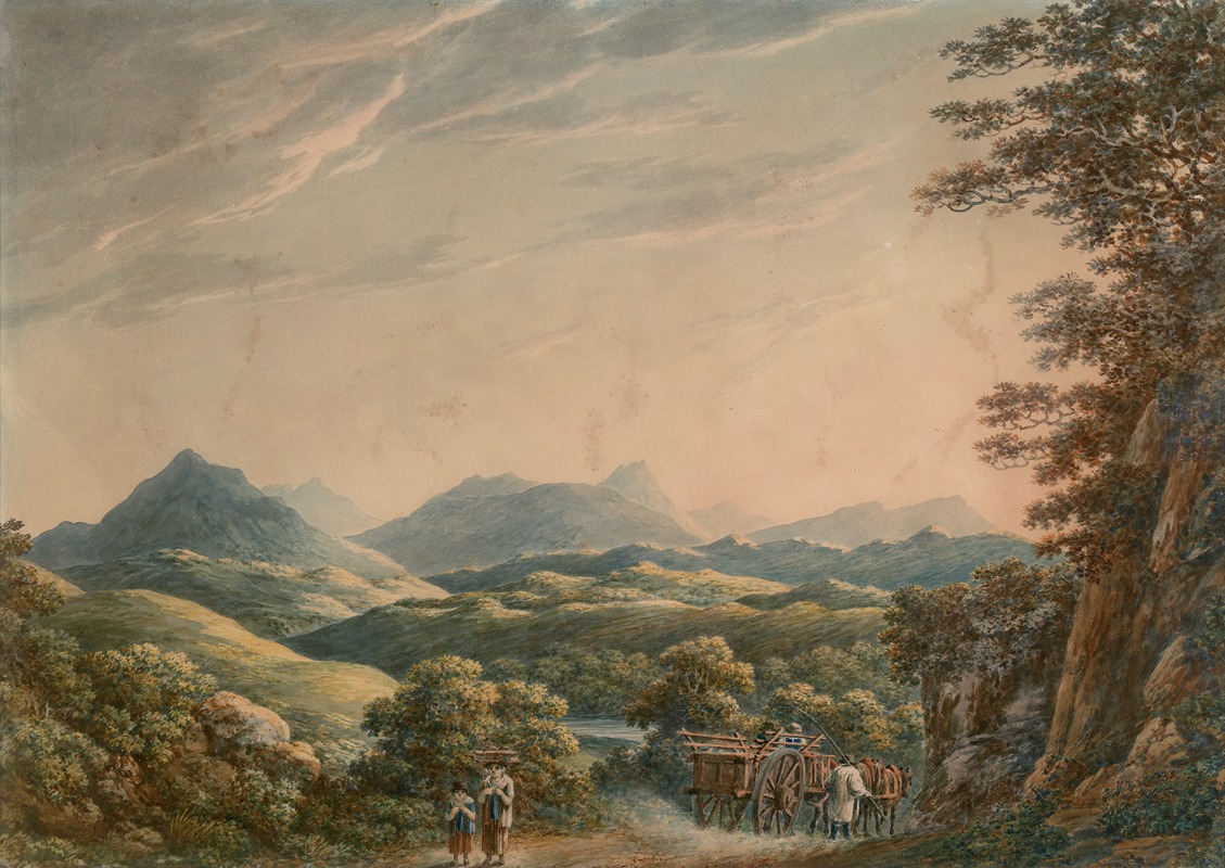 James George Oben - Mountainous Landscape