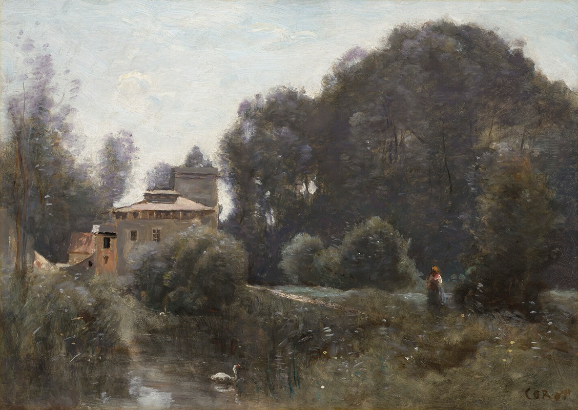 Jean-Baptiste-Camille Corot - Souvenir de la Villa Borghèse