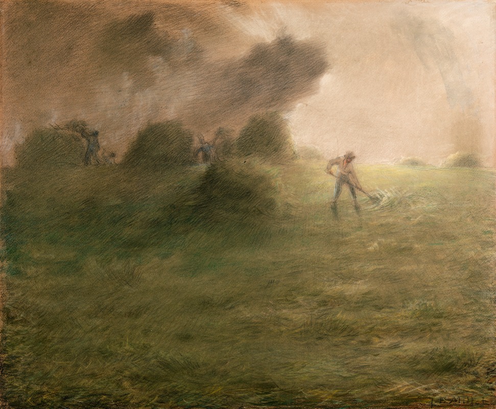 Jean-François Millet - A Storm during Haymaking