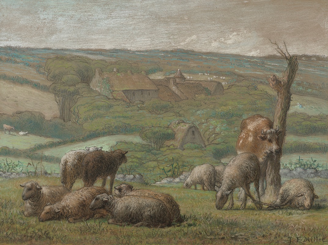 Jean-François Millet - Rural landscape
