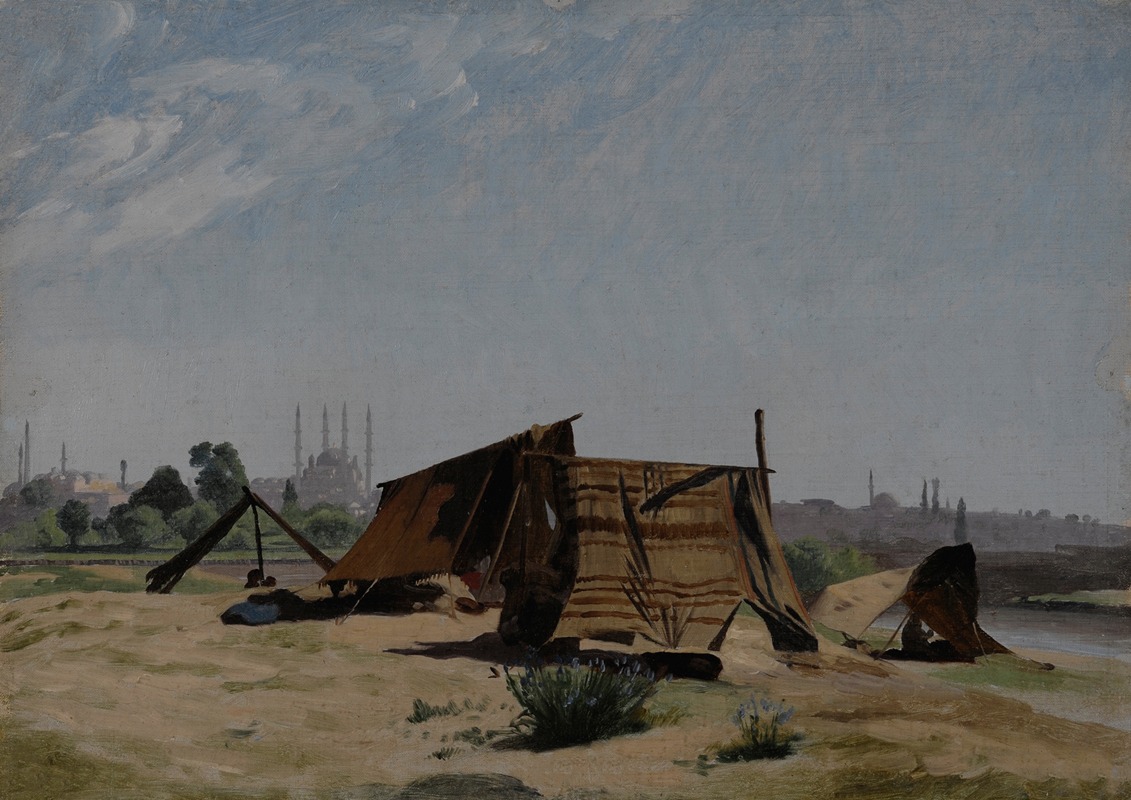 Jean-Léon Gérôme - An Encampment before Constantinople