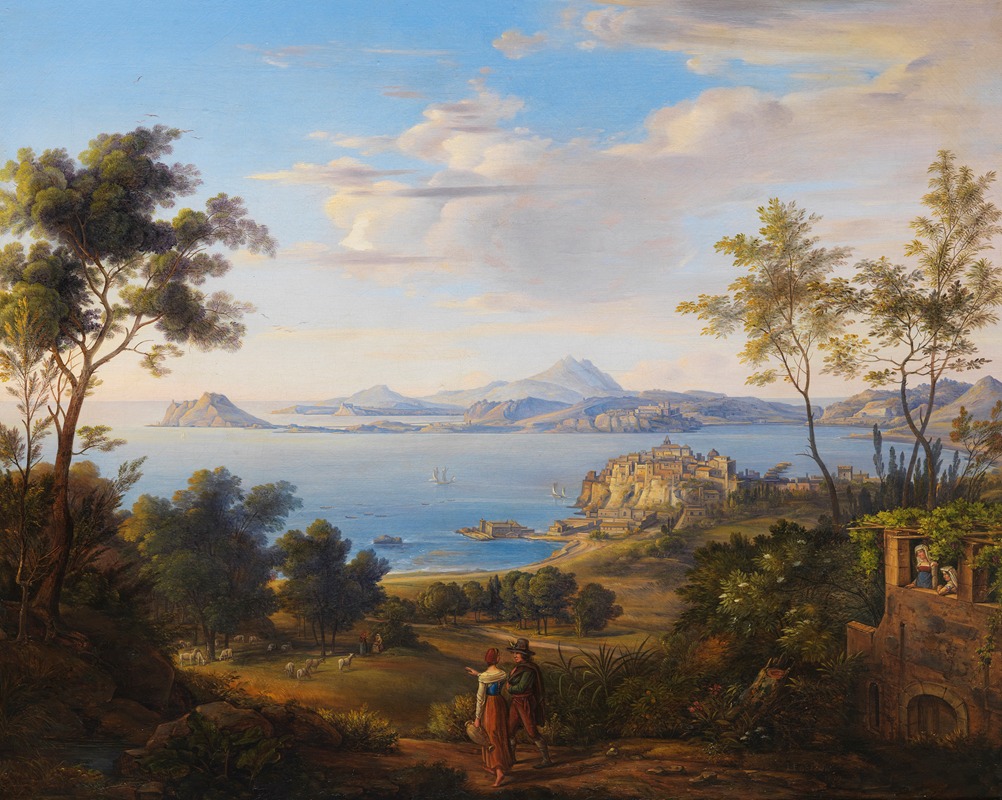 Johann Joachim Faber - Die Bucht von Pozzuoli bei Neapel