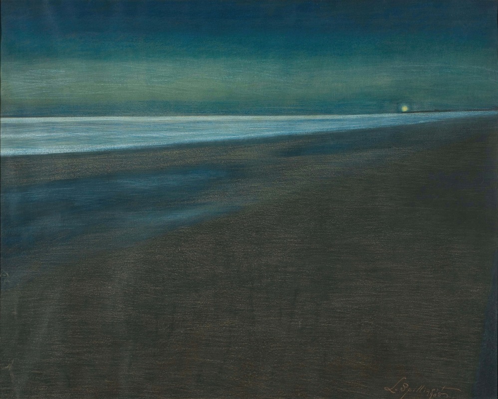 Léon Spilliaert - Beachview at night