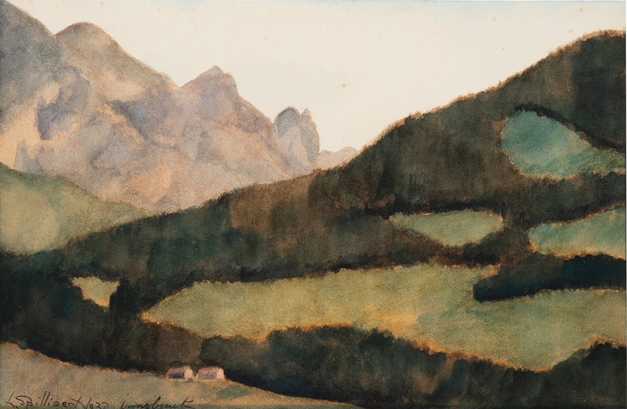 Léon Spilliaert - Paysage d’Innsbruck