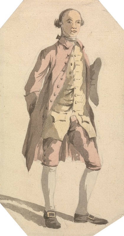 William Marlow - Full Length Man with Tricorn Hat under Left Arm