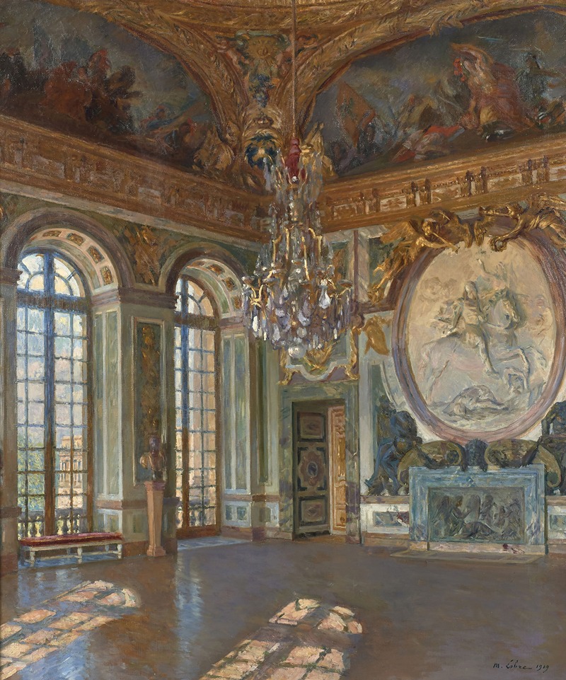 Maurice Lobre - Le Salon de la Guerre à Versailles