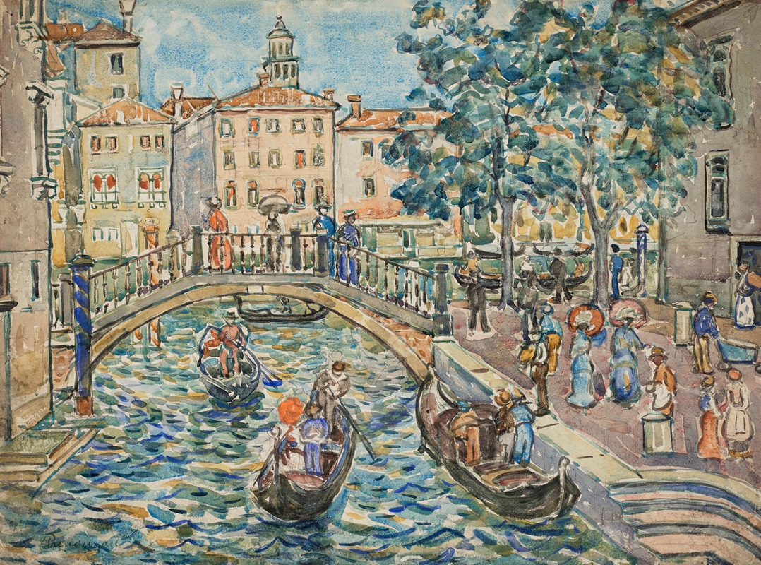 Maurice Prendergast - Scene of Venice